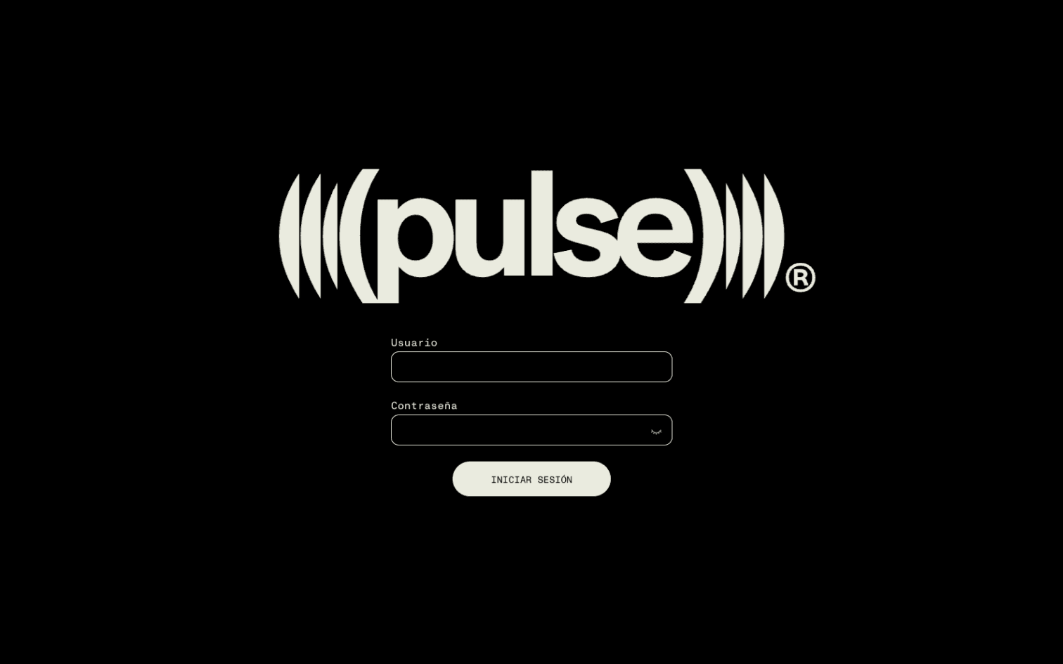 Welcome screen — desktop